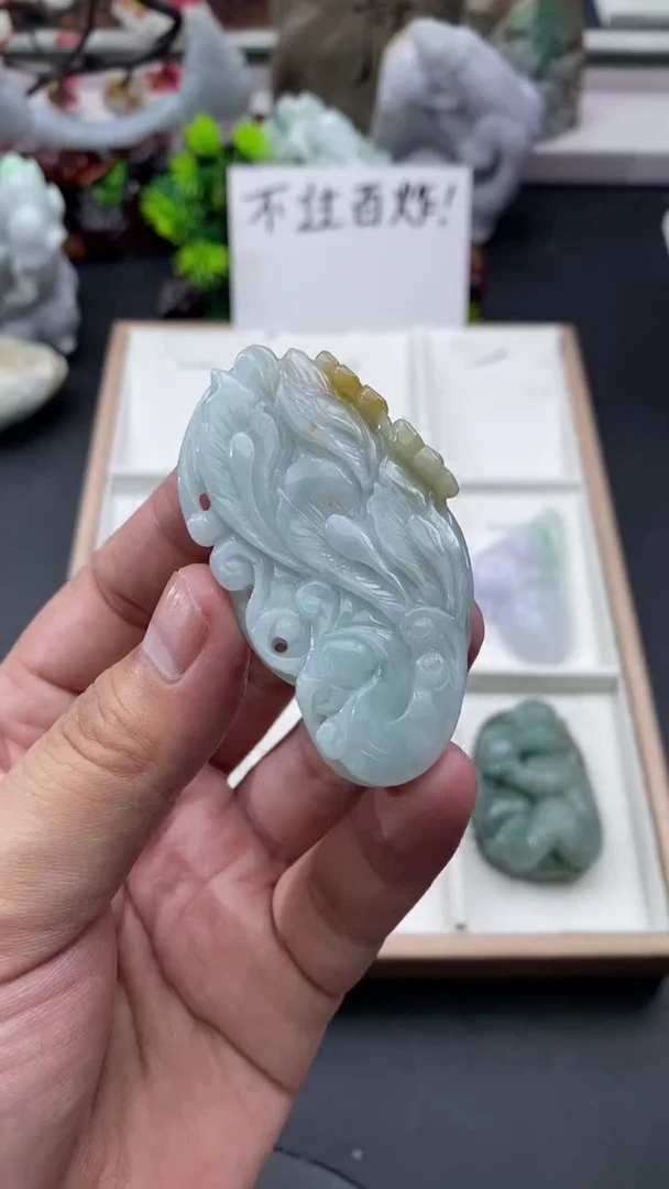 颈饰未镶嵌翡翠天然缅甸A货翡翠