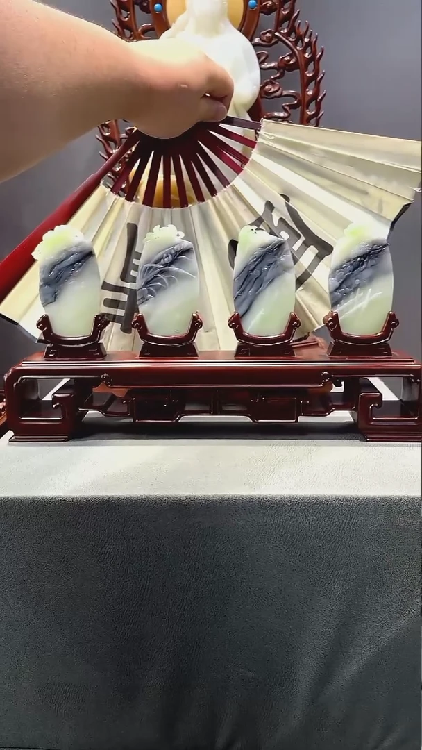 未镶嵌和田玉摆件發摆件