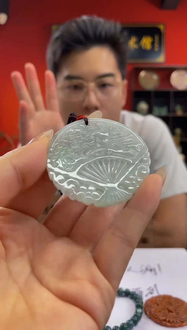 颈饰未镶嵌翡翠翡翠A货YZ002