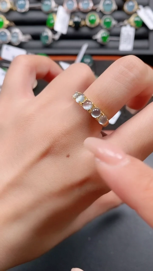 银S925镶嵌戒指翡翠11111