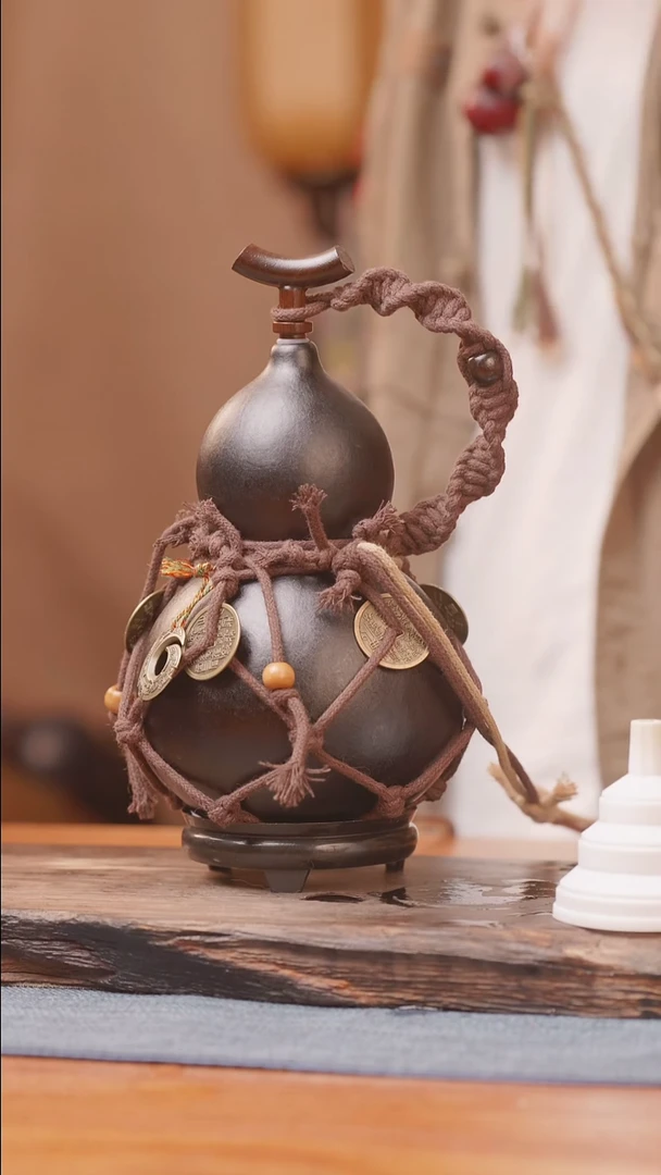 605号链接精品大漆葫芦现货现发[一物一拍]