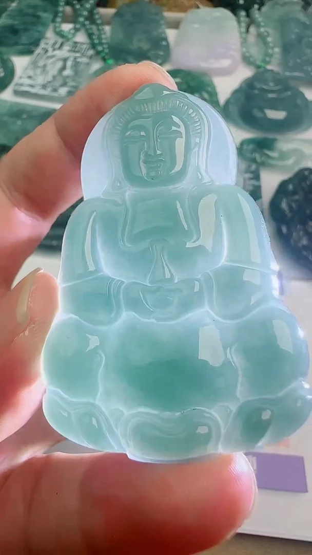 翡翠未镶嵌颈饰多样性随机发其一