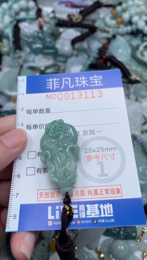 颈饰未镶嵌翡翠13113