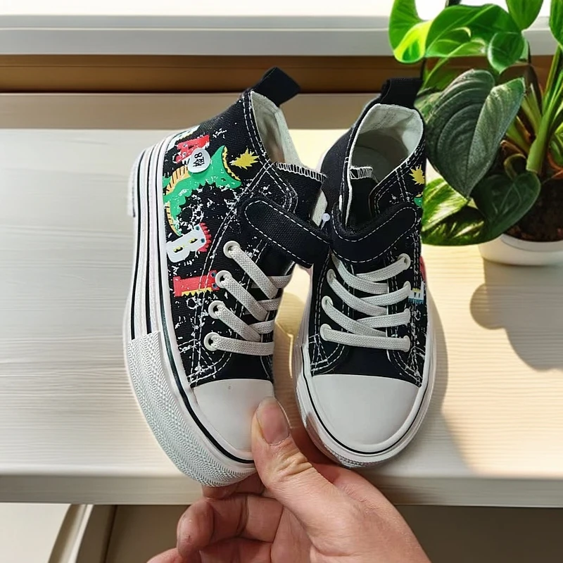 938儿童帆布鞋男童板鞋春秋新款女童鞋子学生布鞋潮款