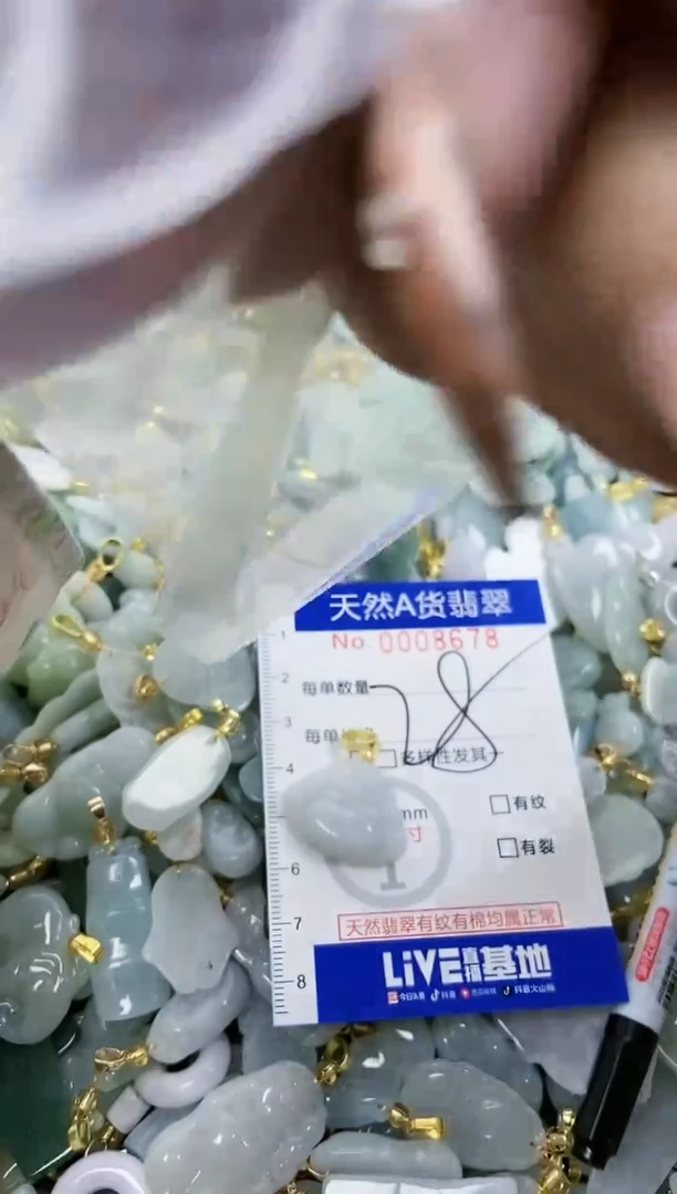 【闪购商品】翡翠颈饰未镶嵌天然A货翡翠