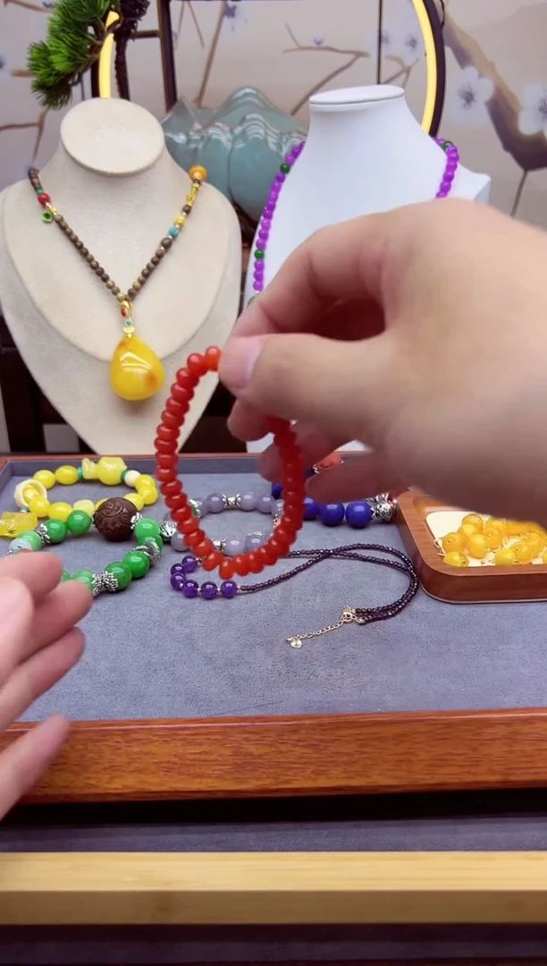 【闪购商品】南红玛瑙手链未镶嵌qx1```