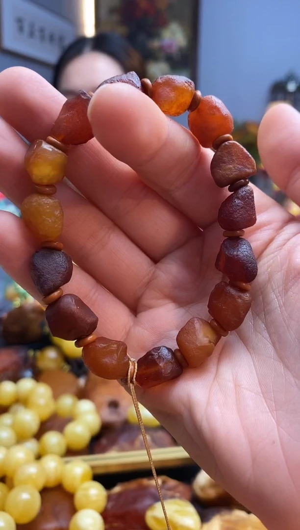 手链琥珀未镶嵌手串