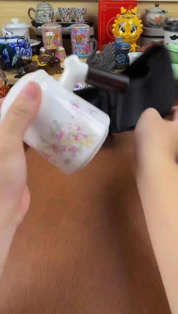 陶瓷茶具摆件旅行套组