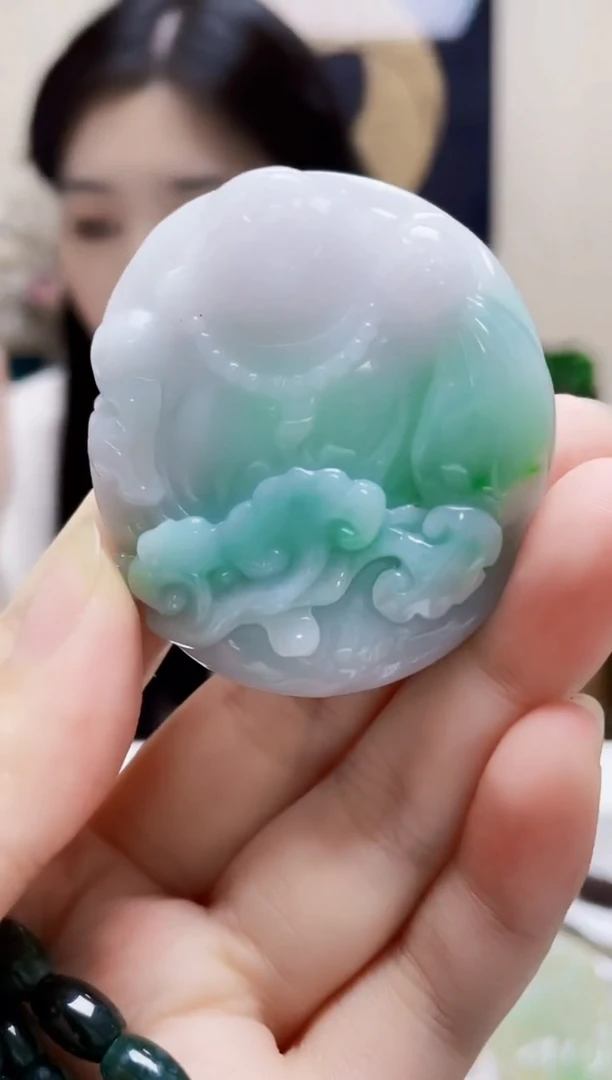 未镶嵌定制翡翠吊坠284