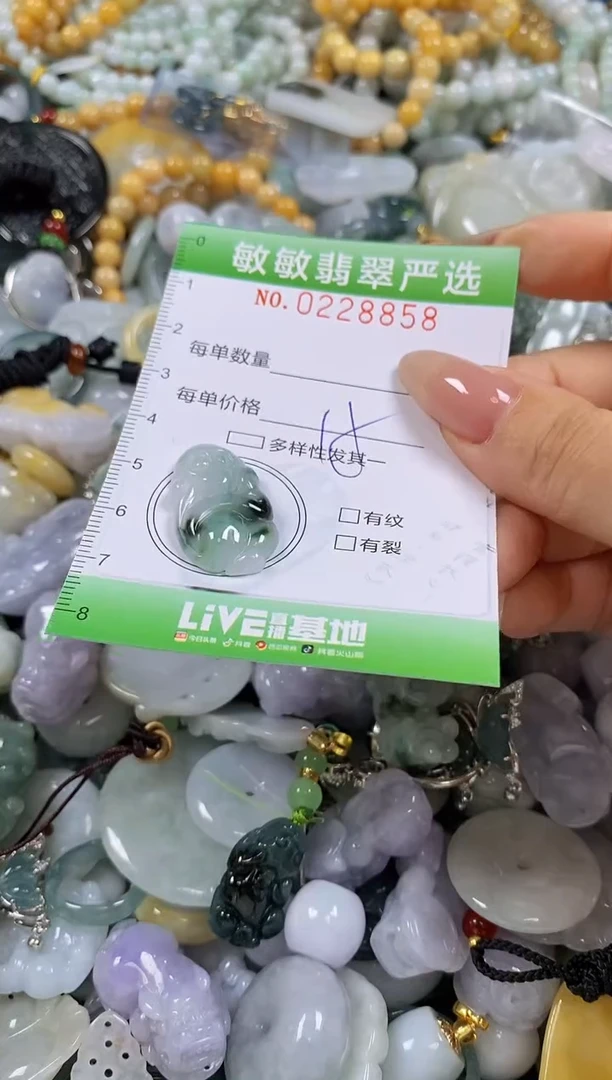 翡翠未镶嵌颈饰闪购0228858