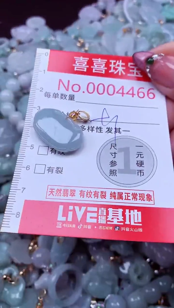 吊坠(不含链)未镶嵌翡翠4466