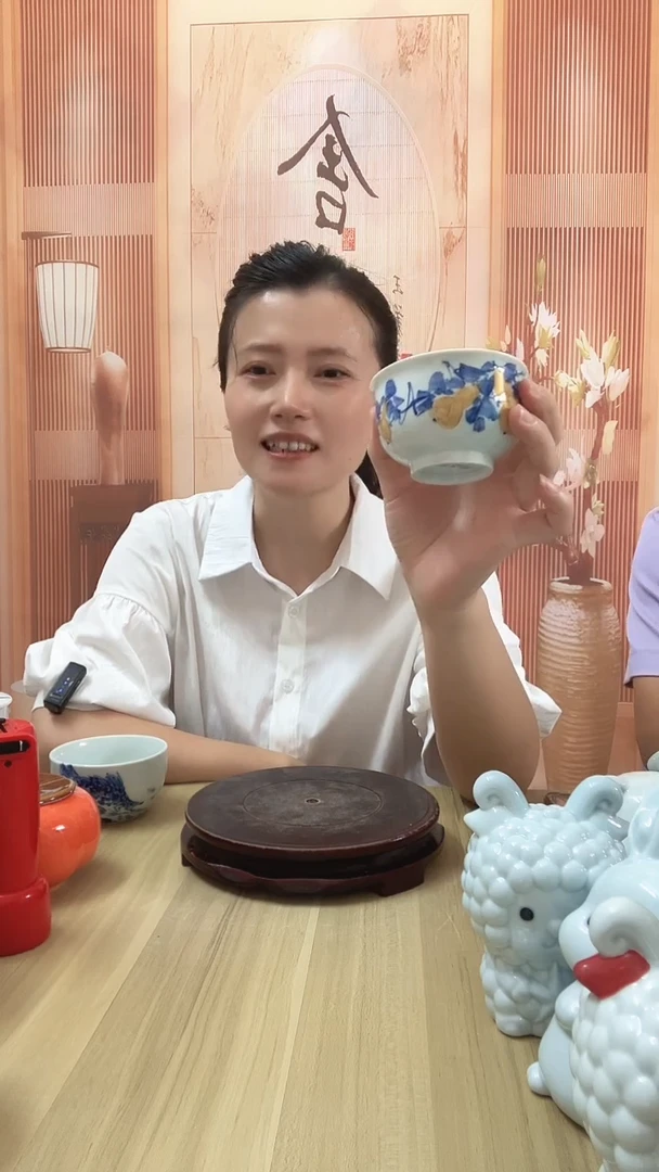 瓷韵**生手绘葫芦主人杯1个
