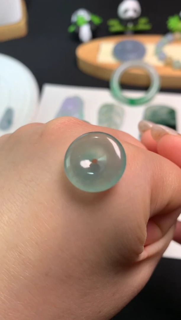 未镶嵌定制翡翠尺寸15.9*3.6