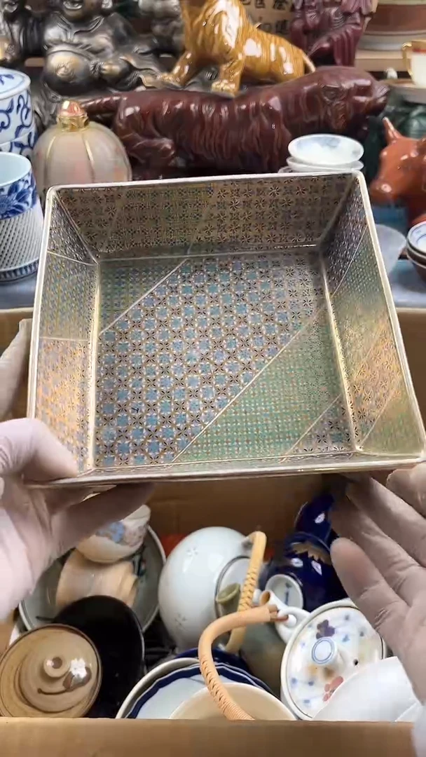 瓷片英歌瓷器满19.9包邮