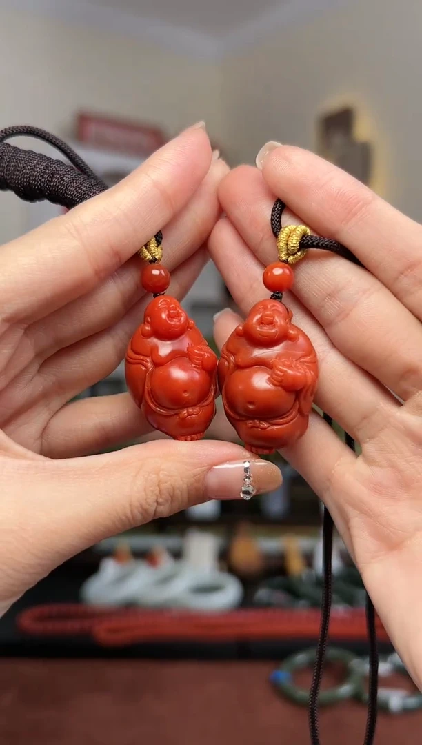 【闪购商品】南红玛瑙颈饰未镶嵌佛 多样性发其一33*20*20