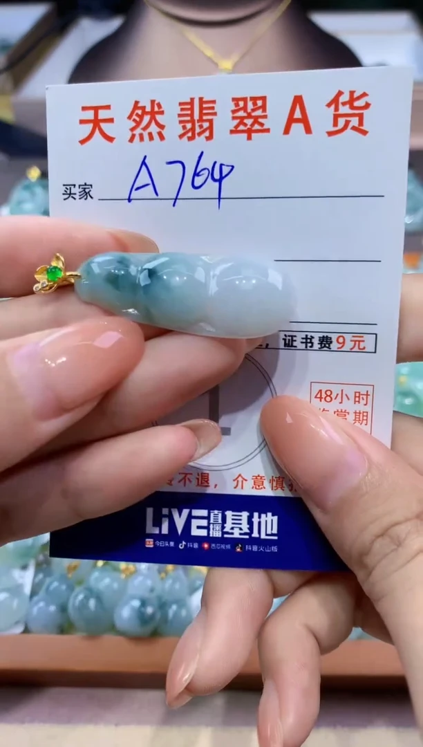 翡翠未镶嵌颈饰天然翡翠A货挂件