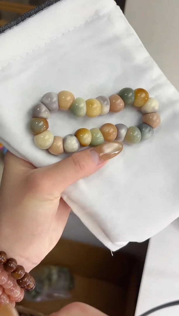 手串菩提根/象牙果沐k12桂花甜糕玉化蒜瓣13mm手串