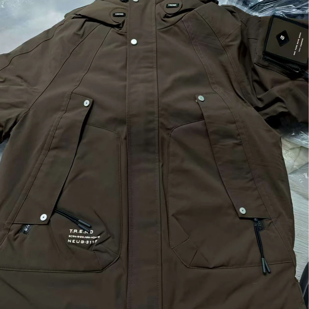 18009咖色G-【剪标款】升级雪山加厚休闲情侣加厚外套