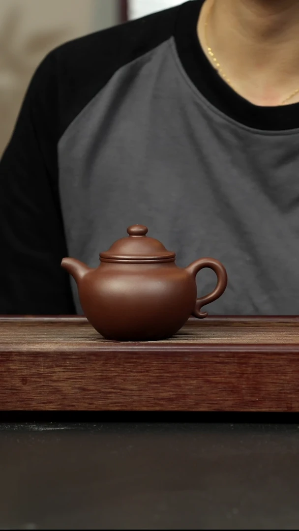 紫砂茶壶底槽清 莲子 天玉茗砂
