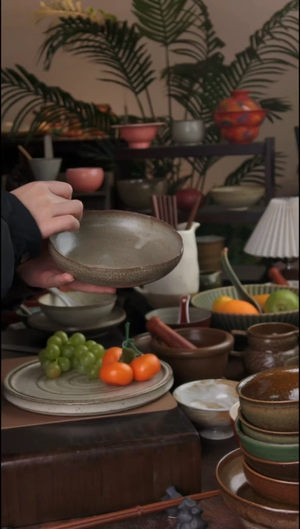 碗微瑕景德镇手工高温餐具