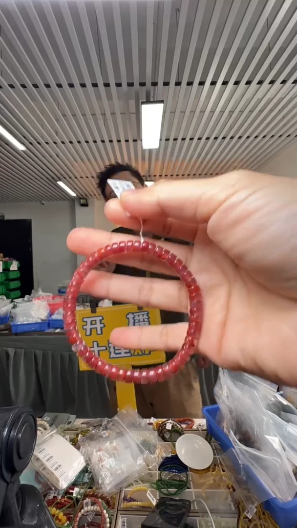 未镶嵌手串南红玛瑙满色半肉南红玛瑙归圆药片单圈手串