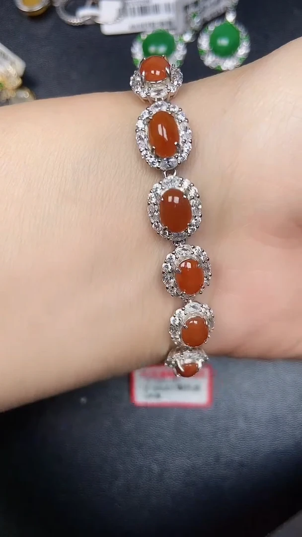 银S925镶嵌戒指翡翠1580