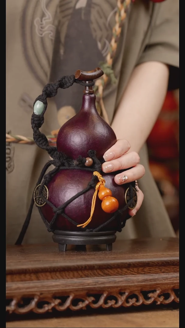 71号精品天然大漆酒葫芦一物一拍~