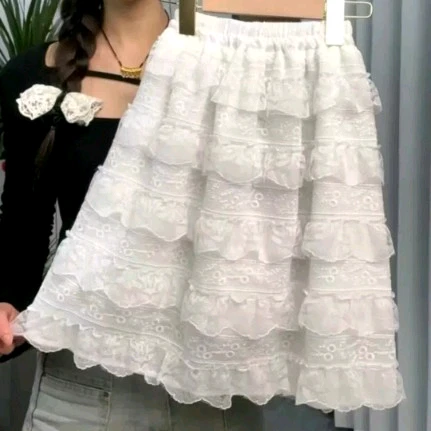 女童半身裙2025春夏新款韩版洋气宝宝蛋糕裙儿童连衣裙宝宝裙子潮