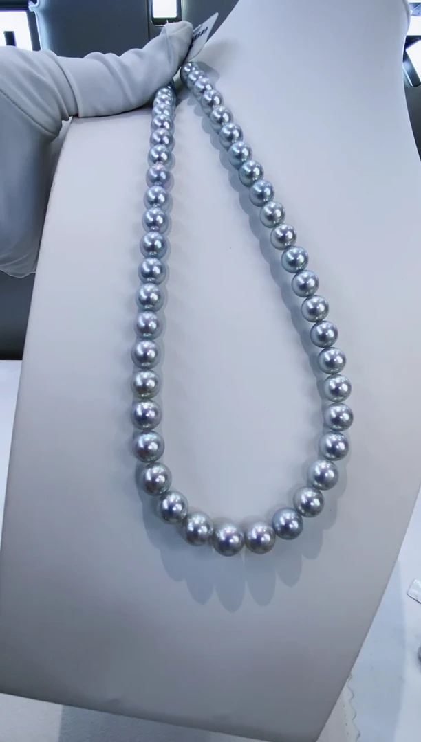 项链未镶嵌海水珍珠Y海水项链8-9