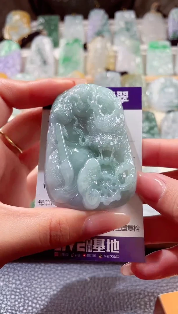 翡翠未镶嵌颈饰0000012345