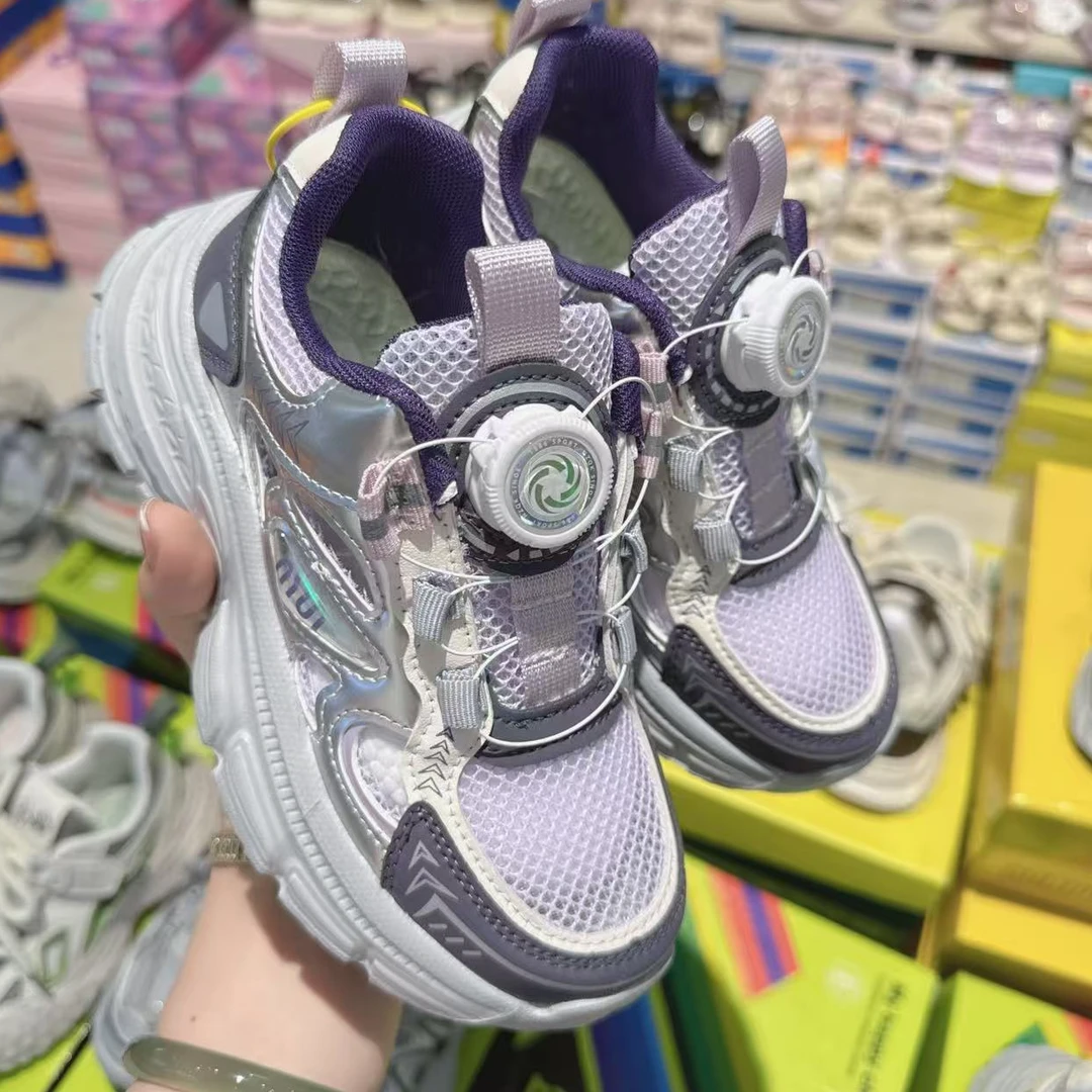 门店儿童夏款镂空网面运动鞋B9903