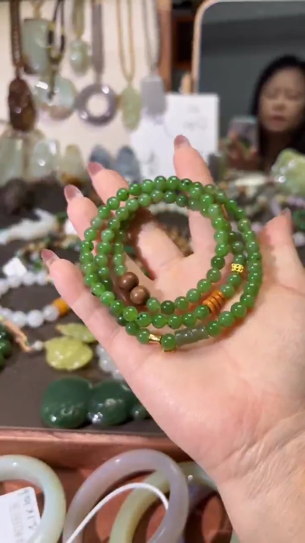未镶嵌手串和田玉（碧玉）1