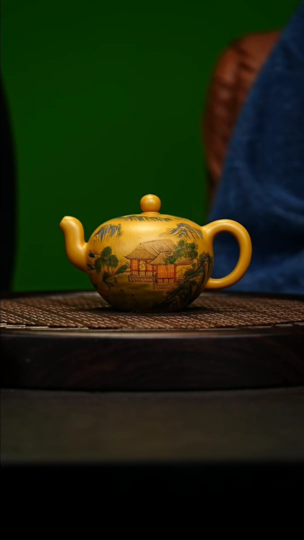 宜兴原矿高端紫砂 富贵金砂260cc