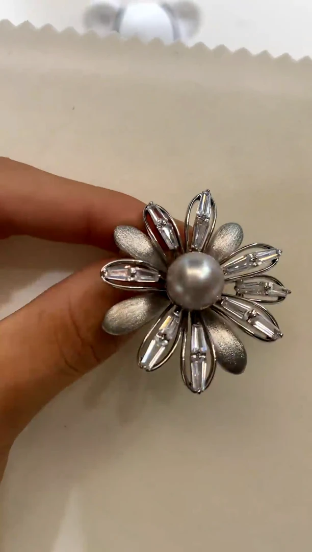 未镶嵌胸饰海水珍珠 12