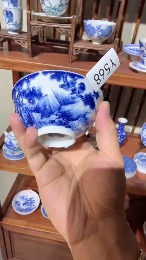 瓷片Y568家庭日用瓷器摆件