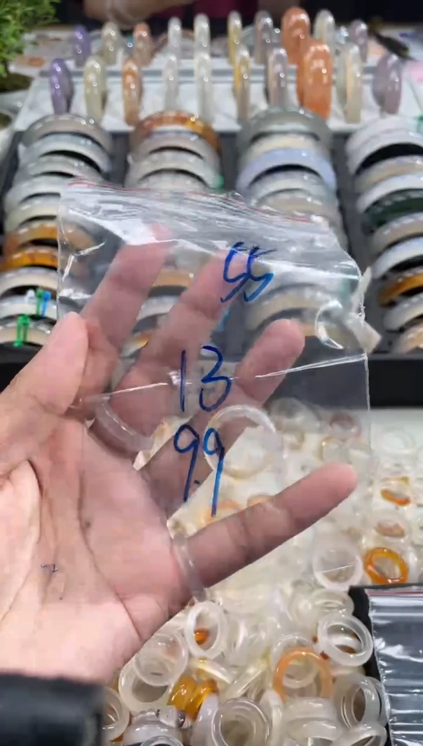 玛瑙/玉髓戒指未镶嵌55