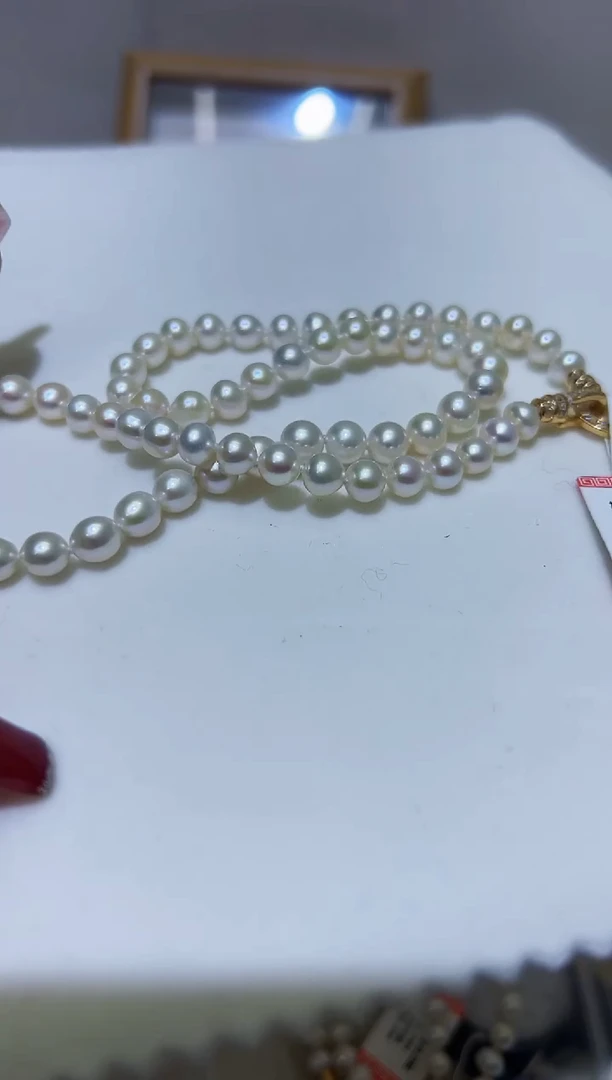 【闪购商品】淡水珍珠项链银S925镶嵌19淡水珍珠399