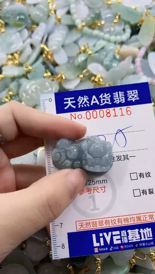 颈饰未镶嵌翡翠天然A货翡翠