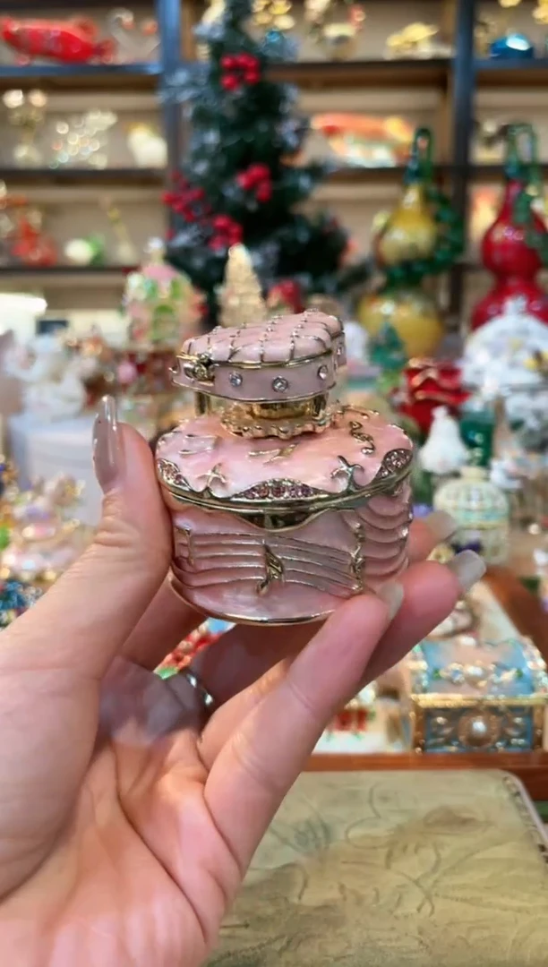 【闪购商品】精致珐琅彩首饰盒