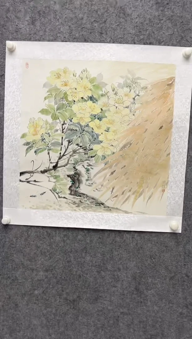 国画邹训精-4平尺-国画作品