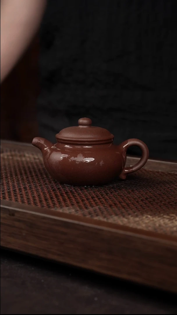 茶杯紫砂紫泥仿古