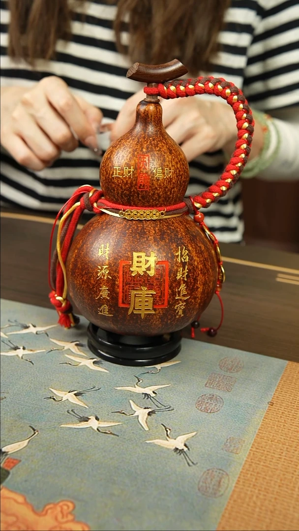102号500ml左右非遗大漆酒葫芦