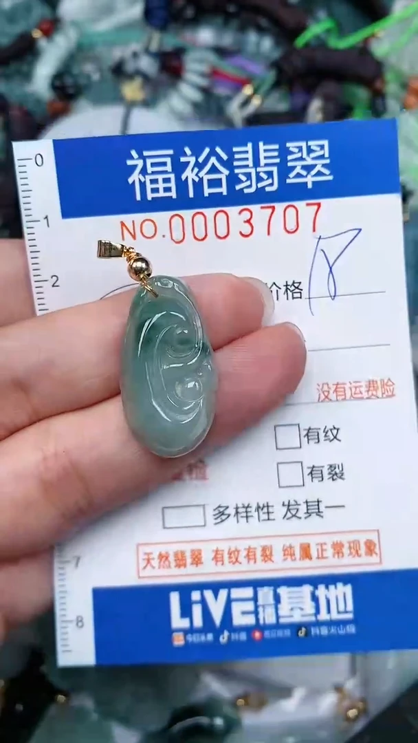 翡翠未镶嵌颈饰...0003707