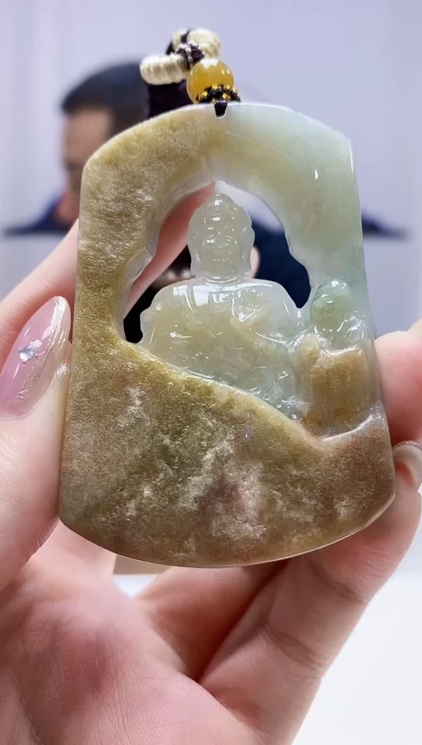 定制翡翠未镶嵌4898jw-毛货挂件76