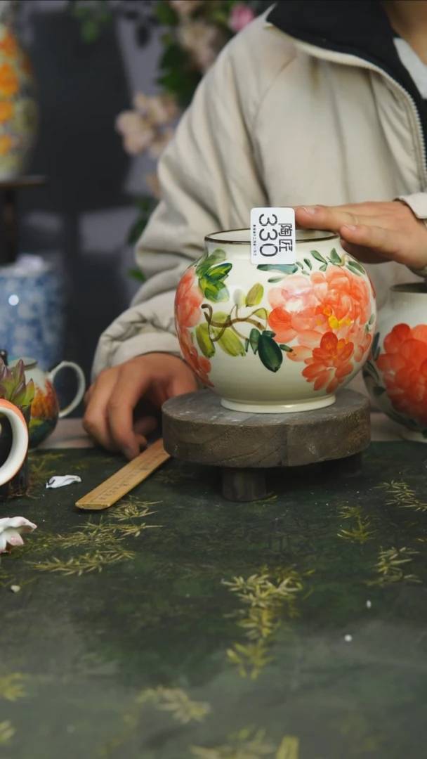 【闪购商品】330号景德镇手工釉下彩