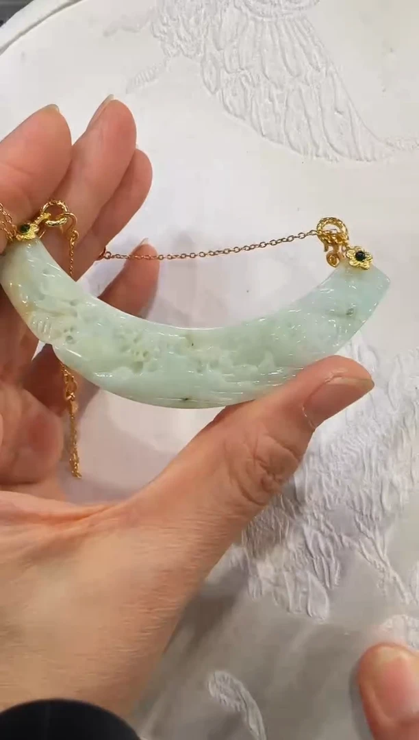 颈饰未镶嵌翡翠国风