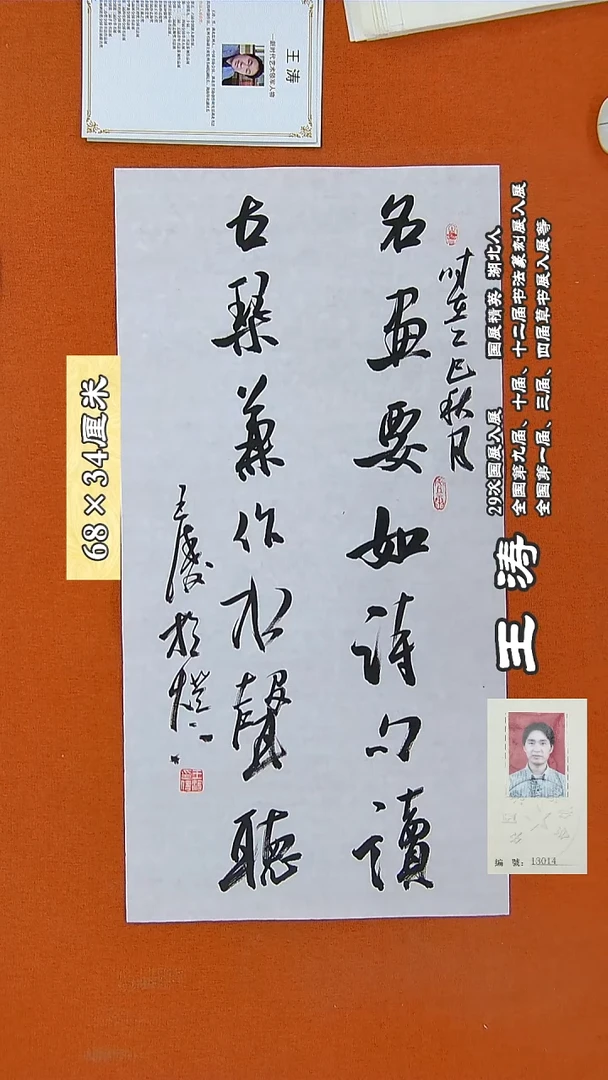 书法28R王涛书法作品