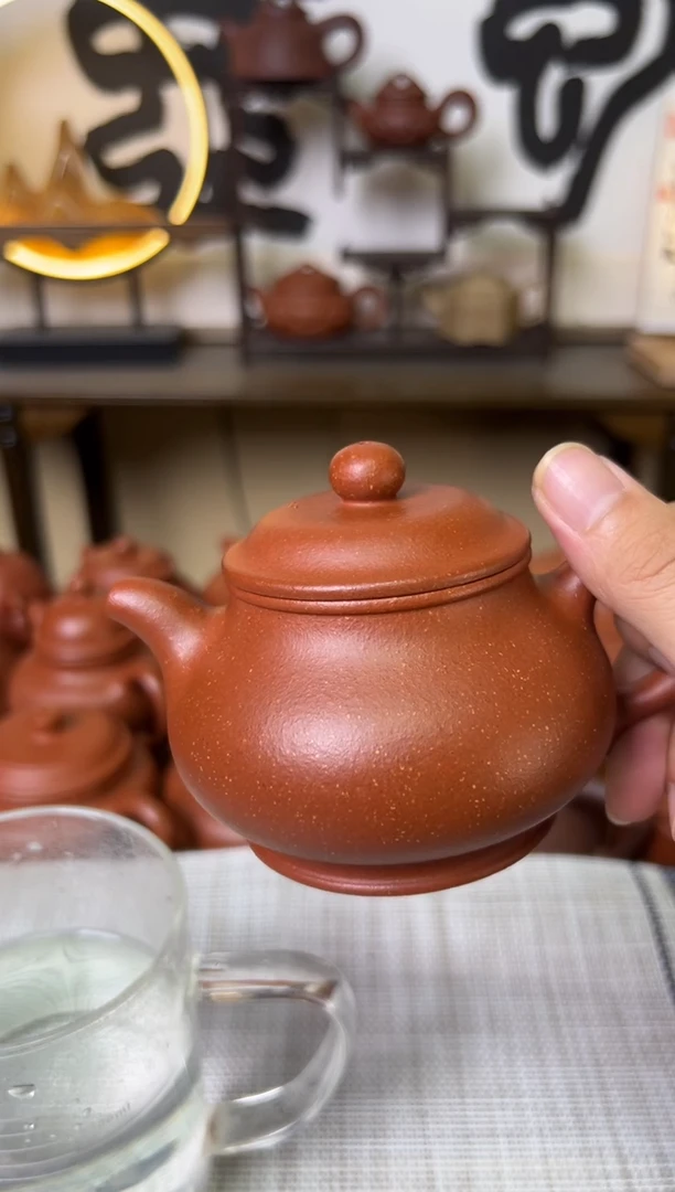 茶壶段泥红降坡高石瓢壶190CC-甘来兵
