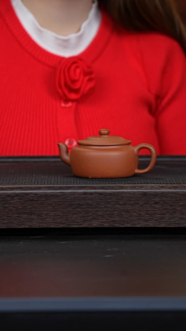 【闪购商品】紫砂茶壶明清老朱泥旭帽