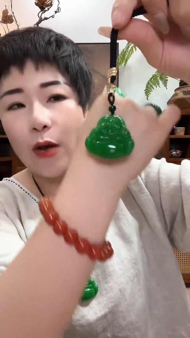 吊坠(赠链)合金翡翠122